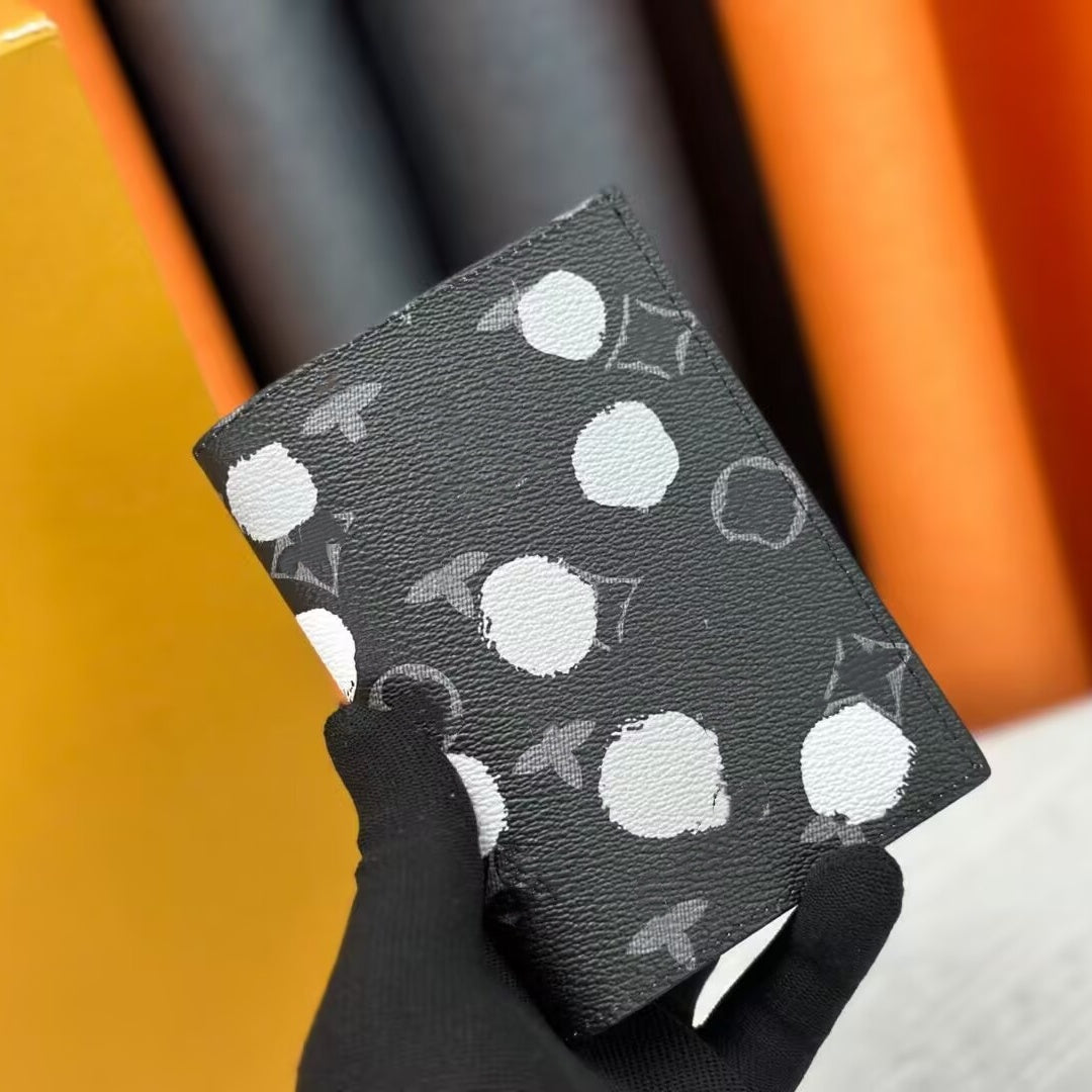 Top Quality Multiple Wallet POCKET ORGANIZER leather card holders women men wallets money purse flower letters credit short money clutch bags Sports