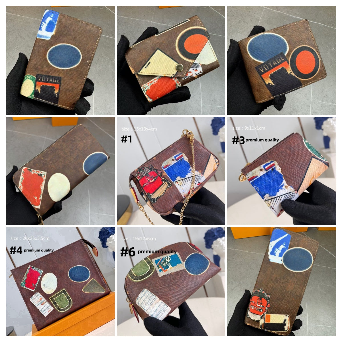 Purses Embossed Flower Letters Credit Card Holders Ladies Wallet Monogram Flower Classic Zipper Wallet Mini Purse 27636