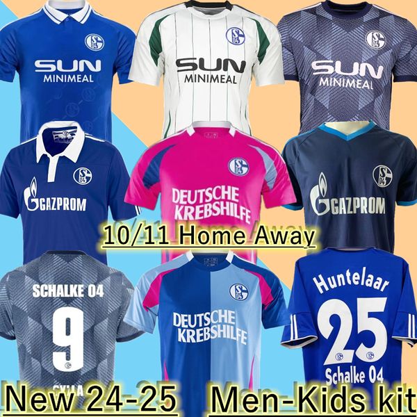 24 54 FC Schalke 04 Soccer Jerseys Retro 10 11 Home Away Schalke 2024 special Football Shirts KARAMAN YOUNES SCHALLENBERG TEMPELMANN SYLLA M