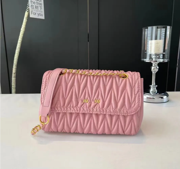 New autumn and winter ladies Designer Bag Wander Shoulder Matelasse Bowling Tote Leather Top Handle Mini Cross Body Clutch Handbag Pochette