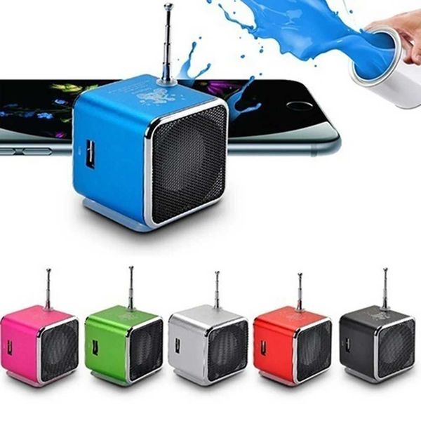 Upgraded subwoofer mini LED MP3 player FM stereo portable Ra suitable for PC notebook TD-V26 with - cpatible Y241204