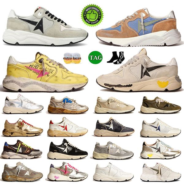 Sapatos casuais 2025 Mocassins de luxo Top Coolista Dad Star Running Sole Sapatos de Designer Moda feminina Low Glitter Shoes Sapatos pretos