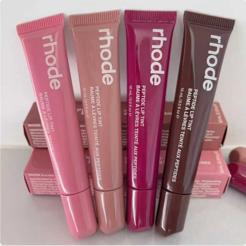 Make up Lip Gloss rhode Hailey lipstick Moisturizing Shiny glitter liquid lipstick clear lipgloss beauty Cosmetics 8 colors