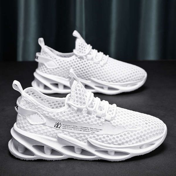 2023 New Summer Sneakers Men Mesh Breathable Running Tennis Outdoor Sports Tenis Mascuo White Casual Walking Shoes