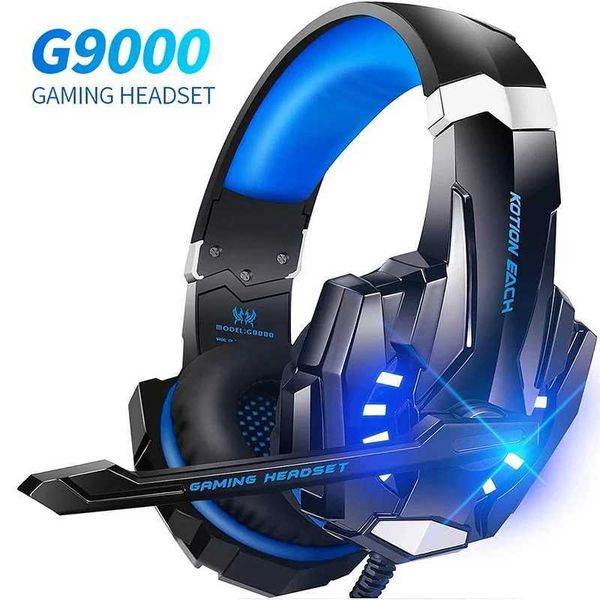 G9000 Gaming set Over-Ear Wired phones Deep Bass Stereo Casque LED Light Earphone with Mic for PS4 PS5 Switch XBOX PCT250116