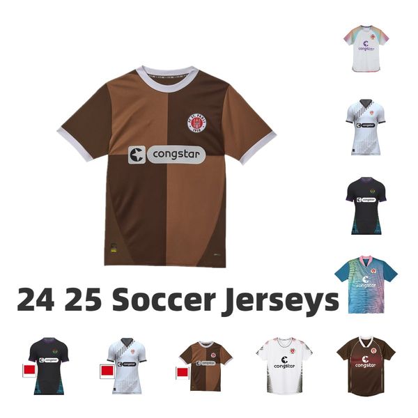 23 24 25 ST Pauli soccer jerseys home away third BECKER IRVINE Maillots De Foot SMITH PAQARADA MEDIC 2024 2025 football shirts KYEREH HARTEL
