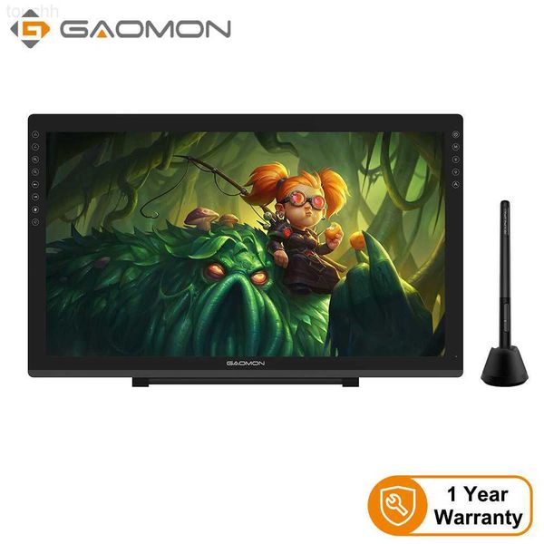 Graphics Tablets Pens GAOMON PD2200 21.5 Inch Graphic Tablet Display with Full HD 92% NTSC Gamut Screen 8192 levels Battery-free Pen Tilt Fu