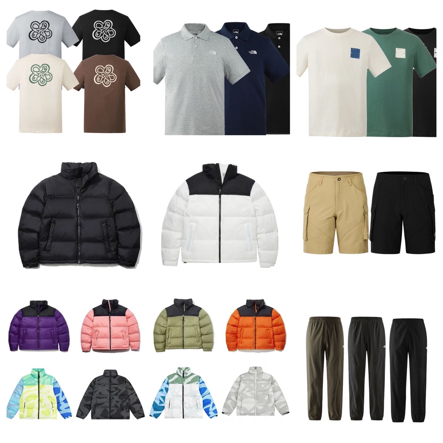 Mens top shirts shorts and pants puffy coat parka winter jacket fashion womens overcoat down puffer jackets outerwear outdoor designer coats streetw