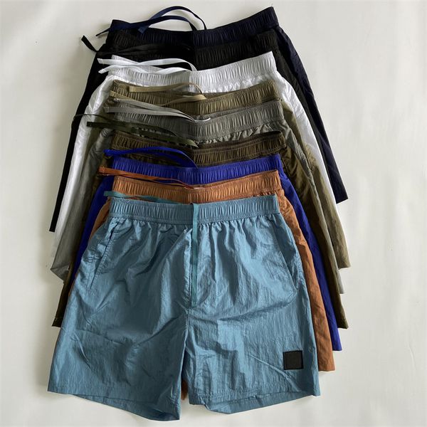 Pull Stone Short Mens Track Pant nylon shorts de natação soltos street ao ar livre homem de corrida shorts fitness sortlants 9 cores calças