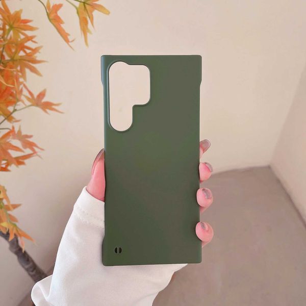 New Arrival Ultra thin frameless phone case suitable for Galaxy S24 S23 S22 S21 S20 FE S10 Note 20 Ultra 10 Plus plastic hard matte back cov