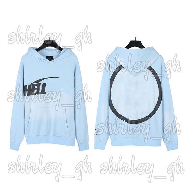 Hell Designer Mens Hoodies Sweatshirts High Street Hooded Tracksuit Harajuku Y2K Stranger Things Warm Pullover Sweatshirts Loose Hip Hop Hoo