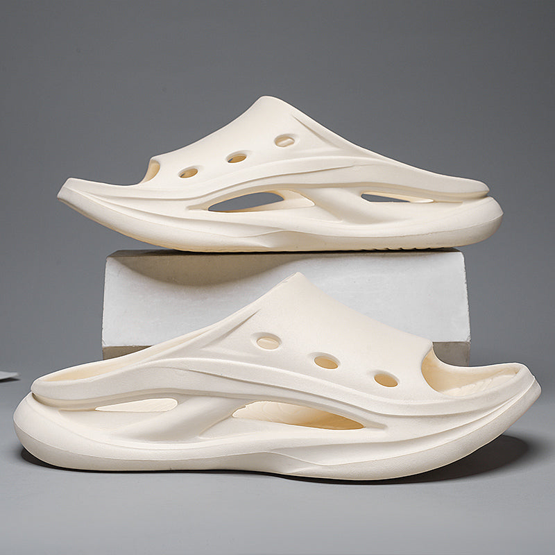 New Men&#039;s Slippers Indoor Outdoor Sandals Beach Comfortable Soft Slide Clogs Casual Shoes Men Women Home Slippers Big Size 46 47