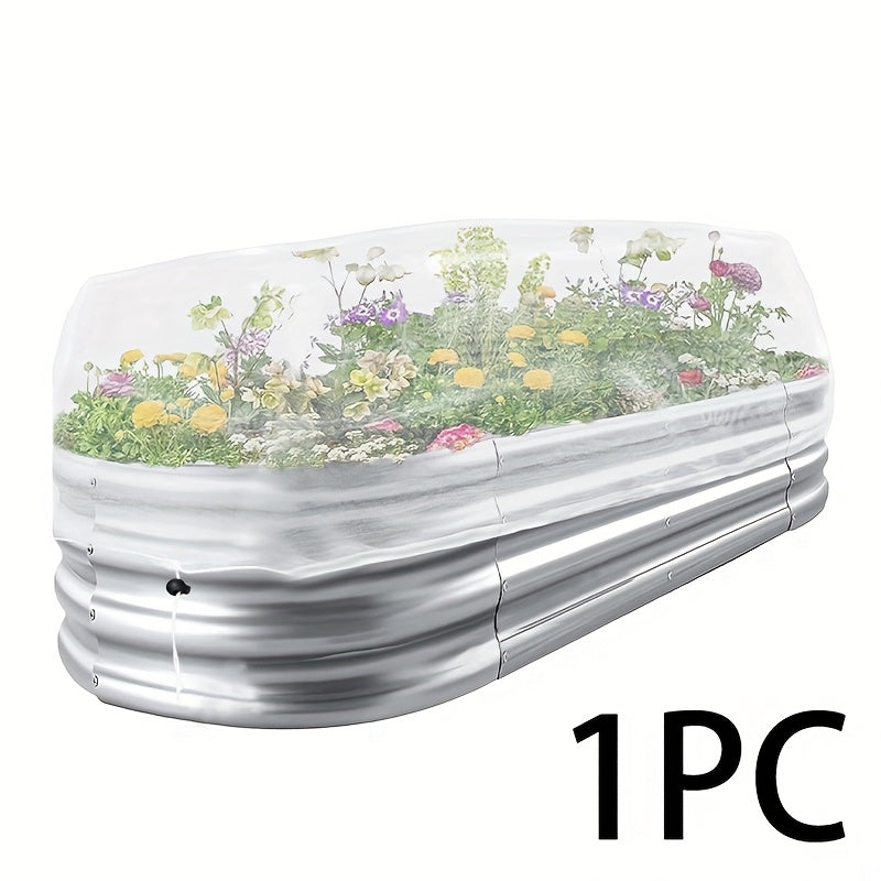 TEMU White Outdoor Garden Cover, Plant Insect And Net Designed For 4×2×1 Feet Raised Vegetable Beds, Effectively Prevents Pests, Birds, And Animal