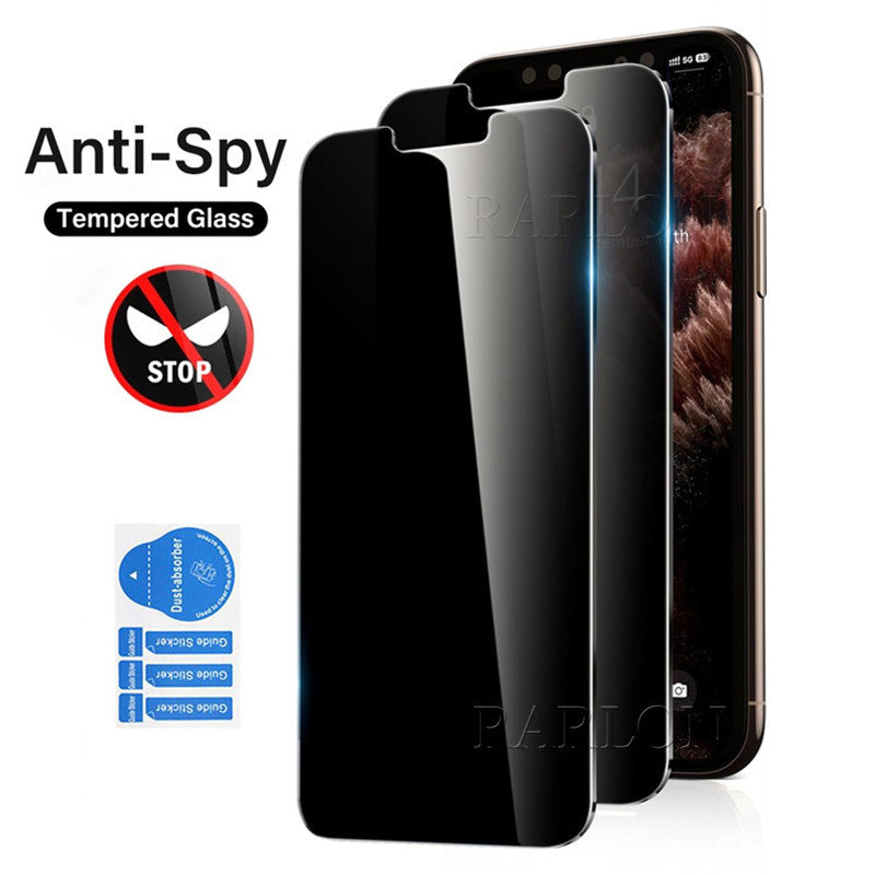 By Sea Factory Wholesale High Aluminum Privacy Screen Protector 9H Protection Anti-Spy Tempered Glass Film Case Friendly For IPhone 17 Pro Max Air 1