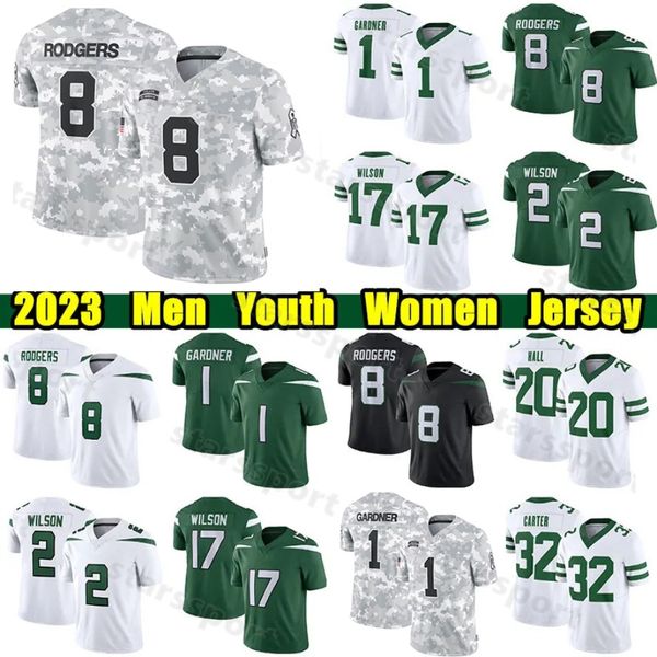 Aaron 8 Rodgers Arctic Camo 2024 Salute to Service Football Jerseys Sauce Garder Football Jersey Jermaine 11 Johnson II 0 Braelon Allen Bree