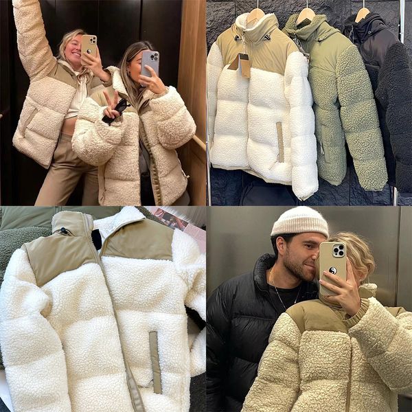 Women&#039;s Jackets Winter Fleece Jacket Puffer Sherpa Women Shearling Outerwear Coats Female Suede Fur Coat Men Warm Thickened Lamb puff z