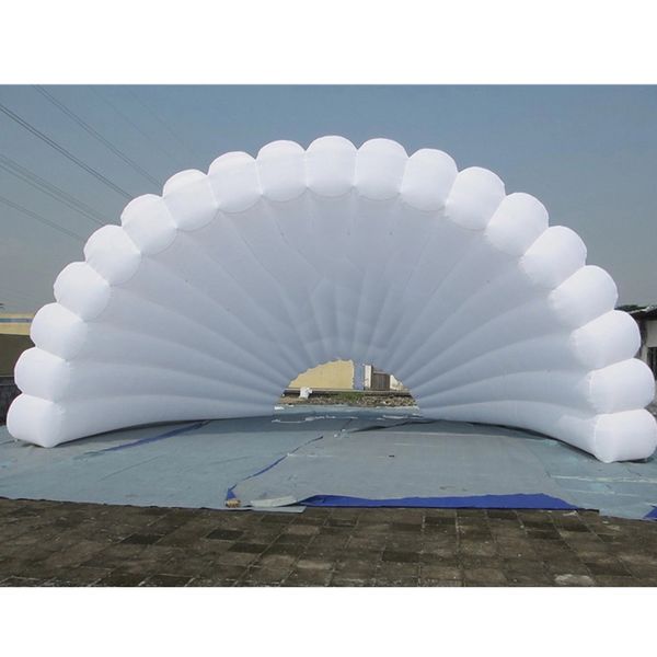 wholesale Outdoor white inflatable stage cover tent giant shell dome air roof marquee for music concert event