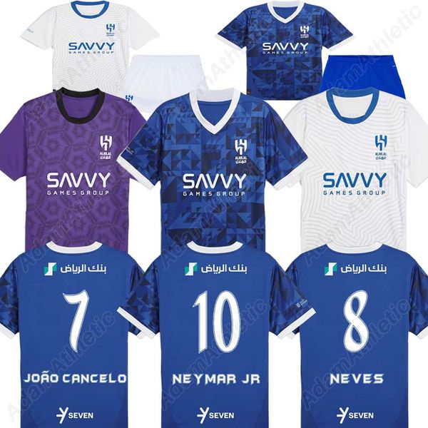 NEYMAR JR Hilal jerseys 2024 NEVES SERGEJ JOAO CANCELO football shirts 24 25 MITROVIC MALCOM KOULIBALY soccer jersey kids kit player version