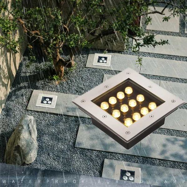 18w Stair Outdoor Led Spot 220v Waterproof Exterior Terrace Floor Light Underground Lights Landscape Lighting Wpc Decking Floor CL240813