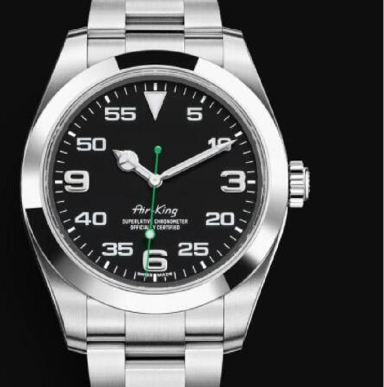 top men watch AIRKING series 40MM sapphire mirror MASTER 116900 automatic mechanical movement high quality 316L stainless steel watch band