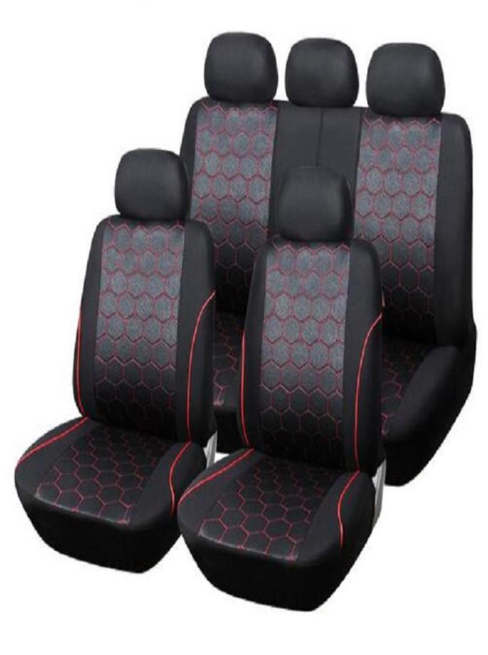 9pcsset Car Seat Cover sets Universal Fit detachable headrests only 5 seat SUV sedans frontback seat elastic breathable fashion9492923