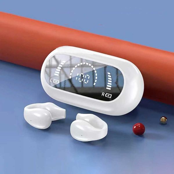 Headphones EARDECO Ear-Clip Wireless Headphones Sport TWS Bluetooth Headphone Stereo Bass Wireless Earphones Headphone Headsets with Mic M24