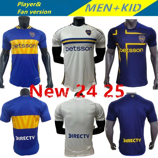 24 25 Boca Juniors Soccer Jerseys 2024 2025 Football Shirts men kids kit CAVANI JANSON MEDINA VILLA FERNANDEZ BENEDETTO ZEBALLOS BLONDEL BAR