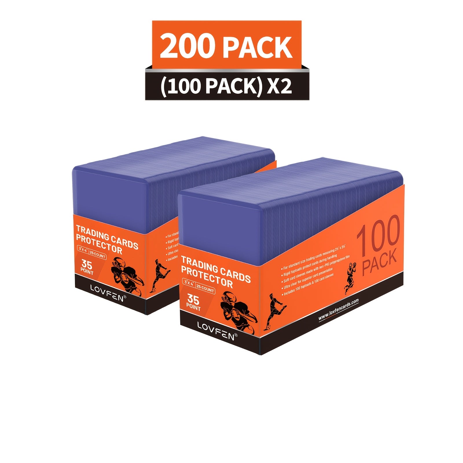 TEMU Lovfen High Transparent 3 X 4 Regular Top Card Holders Baseball, Soccer, Basketball, Hockey, Golf, Sports Card Top S 100 Cards