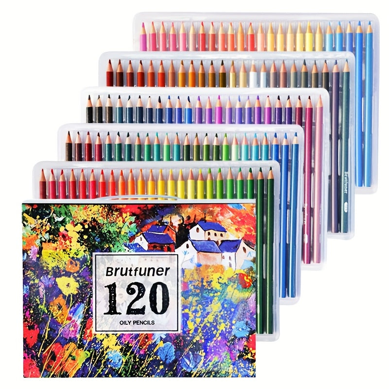 TEMU 120 Colors Professional Wood Colored Pencils Hb Drawing Sketch For School Draw Sketch Art Supplies Stationery