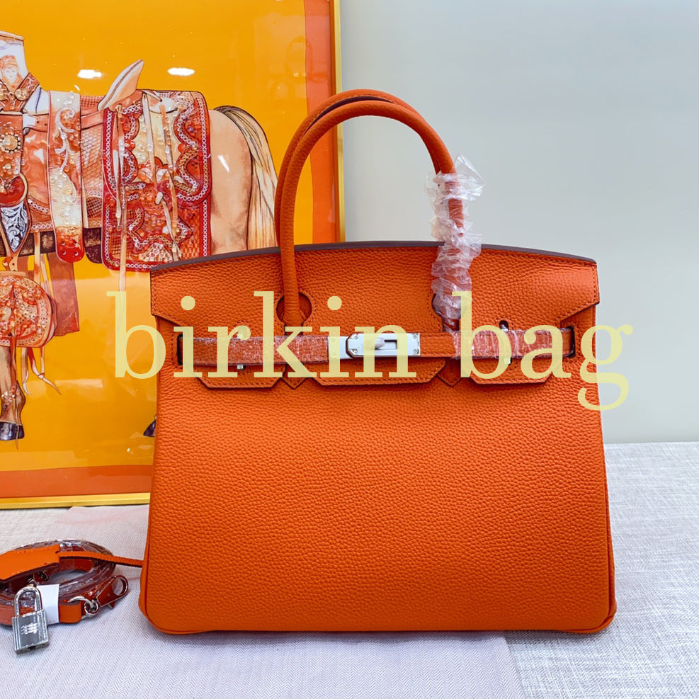 Designer bags 2025 top quality 10A bk 25cm silver buckle Tote bag bags women bag lychee grain genuine leather large capacity handbag factory source