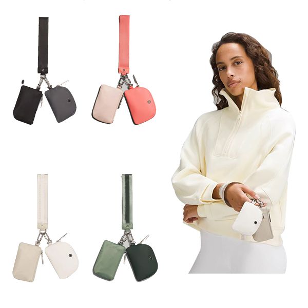 Designer Woman wallet Card Holders Designers Bag Luxury Wallet Women Man Dual Pouch Wristlet Detachable Multi-purpose Change keychain Car ke