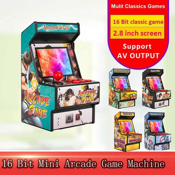 16 bit video game console 2.8-inch handheld game console with 156 childrens retro games built-in Y241028