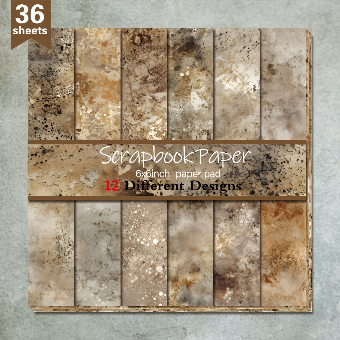 TEMU 36 Sheets Aesthetic Paper, 6x6 Inch, 12 , Decorative Craft Cardstock, Art Pattern Paper For Scrapbooking, Journaling, Gift Wrapping, Album