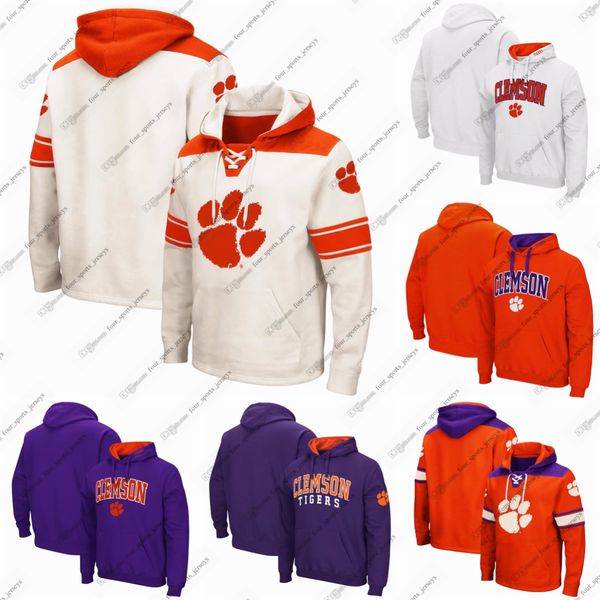 Men&#039;s Colosseum Charcoal Clemson Tigers Big Tall Arch Logo Pullover Hoodie Can customize any name or number