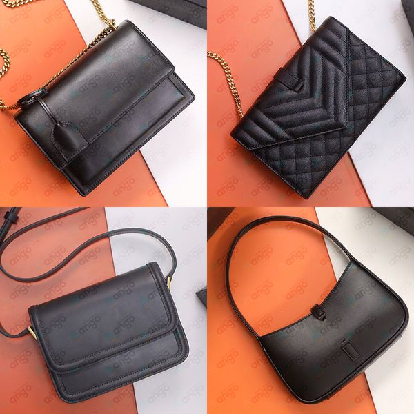 Women Designers Envelope Tote Bag Purses Handbags Designer Wallet Hobo Shoulder Bags Leather Card Holders Double Box