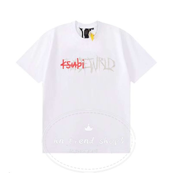 Rap Hip Hop Ksubi Designer Male Singer Juice Wrld American Retro Street Fashion Brand Short Sleeve T-shirt 700