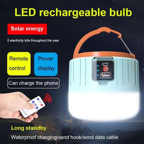 New Arrival USB Charging B Solar Cam Light Portable Light 3-Mode Charging Night Light Outdoor Tent Light Used for Barbecue and Fishing Z2411