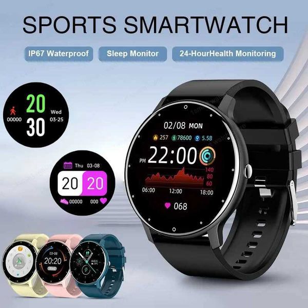 LIGE real-time weather forecast activity tracker womens smartwatch Whatsapp notification reminder waterproof smartwatch men+Box X241226