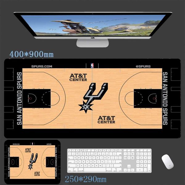 Large Mouse Pad Xxl Gamer Basketball Laptop Desk Accessories Mousepad Office Carpet Gaming Deskmat Computer Cabinet Keyboard Mat