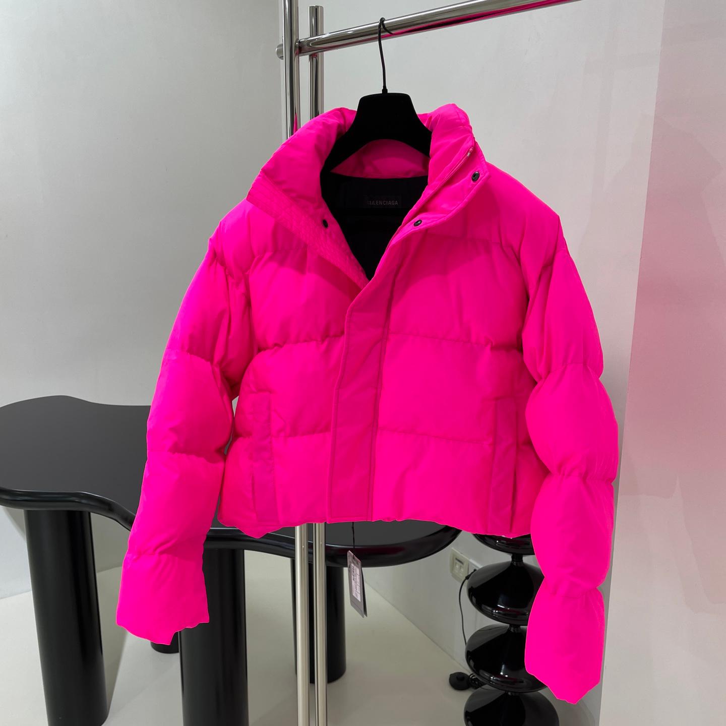 24FW Women&#039;s Down coat designer woman Cotton Double sided wear Down jacket collar Coat Full printed round neck Personalized back label