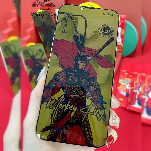 Screen Protector For iPhone 15 Pro Max 14 Plus 13 Mini 12 11 XS XR X ESD+ Privacy Tempered Glass 9H Anti Glare Spy Film Explosion Curved Pre
