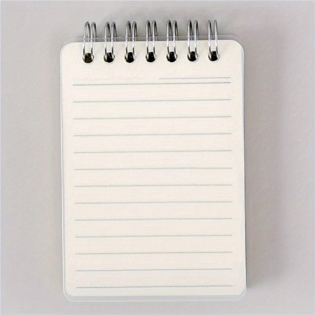 TEMU A7 Mini Pocket Notebook - 160 Pages, Waterproof Pp Cover, Portable & Stylish, Lined-grid-blank Options For Students And Professionals