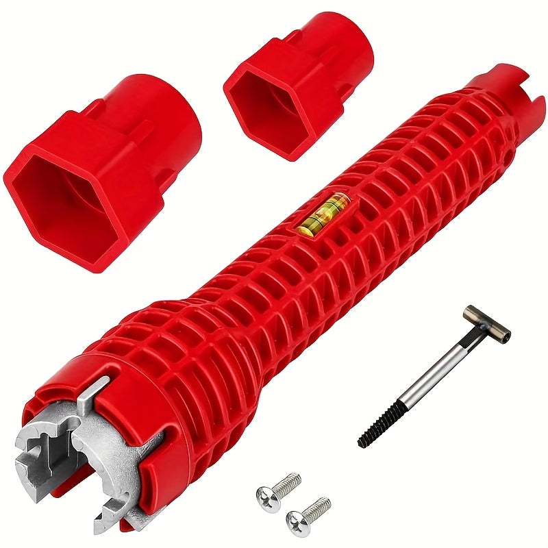 TEMU 8 In 1 Sink Wrench, Sink Installation Tool - Suitable For Faucet And Sink Installation - Plumbing Tool - The Perfect Plumber's Utility