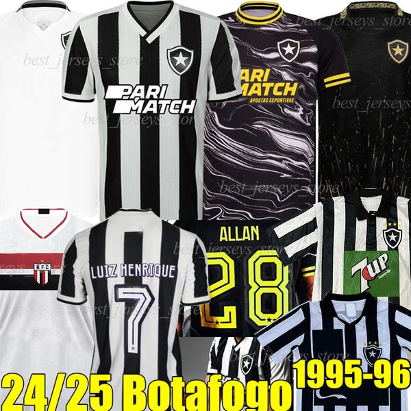 24-25 Botafogo LUIZ HENRIQUE Soccer Jerseys J R SANTOS SOARES IGOR JESUS SAVARINO EDUARDO JEFFINHO CUIABANO men women retro Football Shirts
