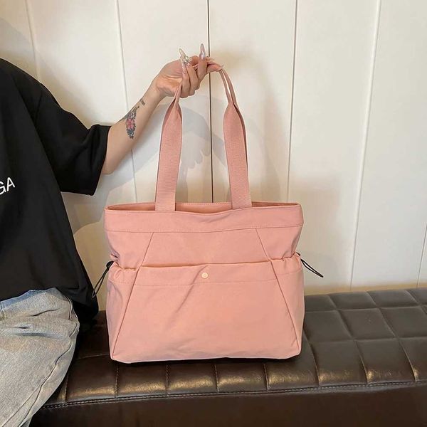 Hobo Bag for Women Waterproof Large Gym Nylon Side Cinch Handbag with Zipper Satchel Purse Travel Work 241021