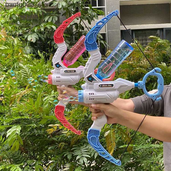 Sand Play Water Fun Sand Play Water Fun Bubble Remote bow water gun Bubble gun Childrens handheld electric bubble blower boys and girls toys