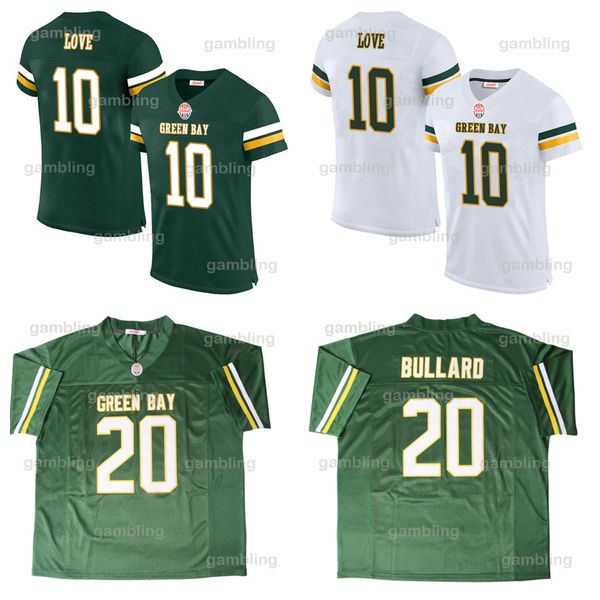 Football Jerseys Mens-Youth Custom Stitched Gren Bey 10Love Jaire AlxanderJayden Red 12 Aaron Rogers Josh Jacbs Game Player Jersey