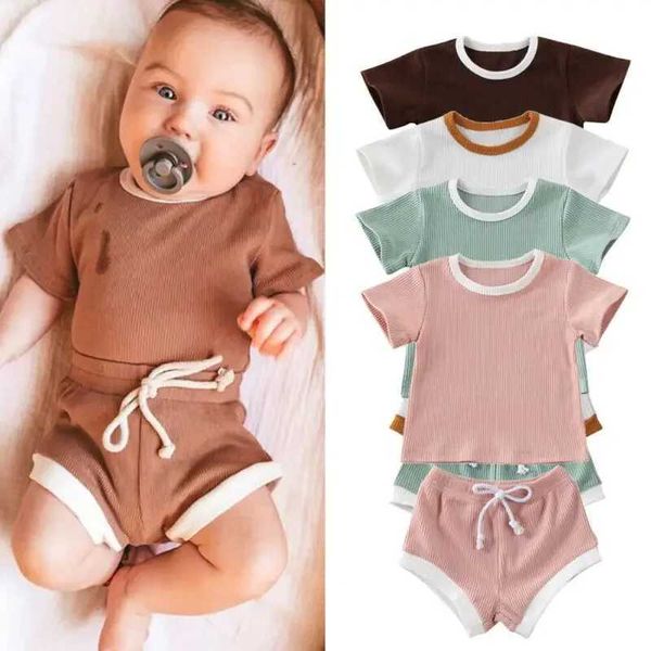 2020 Baby Summer Clothing Top+Shorts Defina roupa para menino infantil 0-3TC250109