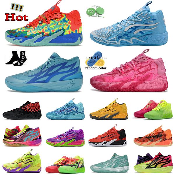 Lamelo Ball Shoes Sneakers Basketball MB01 02 03 04 Rick Morty Love Chino Hills Buzz City Halloween Phenom Tóxico Treinadores ao ar livre De