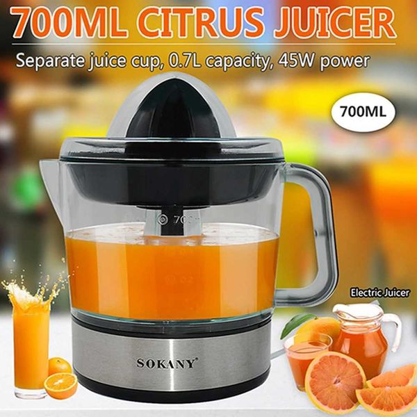 700ML Juicer machine Electric Orange Lemon Fruit Squeezer Extractor Mini Lemon Juicer Fruit Press Machine 220-240VXJ241223